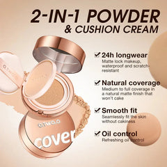 O.TWO.O 2in1 BB Cushion X Face Setting Powder