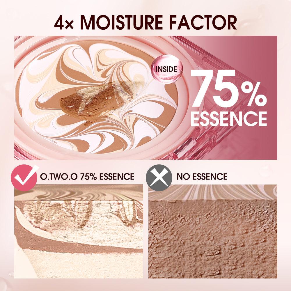 O.TWO.O Triple Cushion Cream Natural Oil-control Waterproof High Coverage Makeup Base - Otwoocosmetics