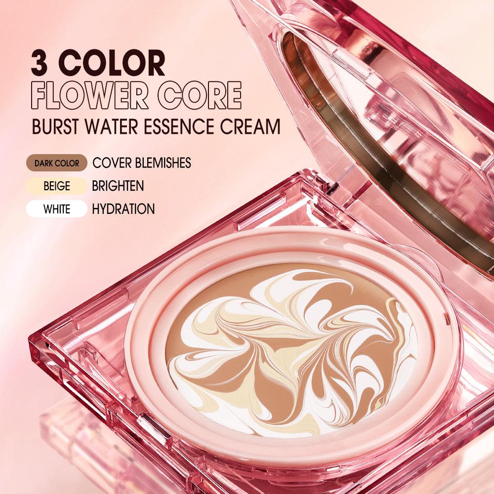 O.TWO.O Triple Cushion Cream Natural Oil-control Waterproof High Coverage Makeup Base - Otwoocosmetics