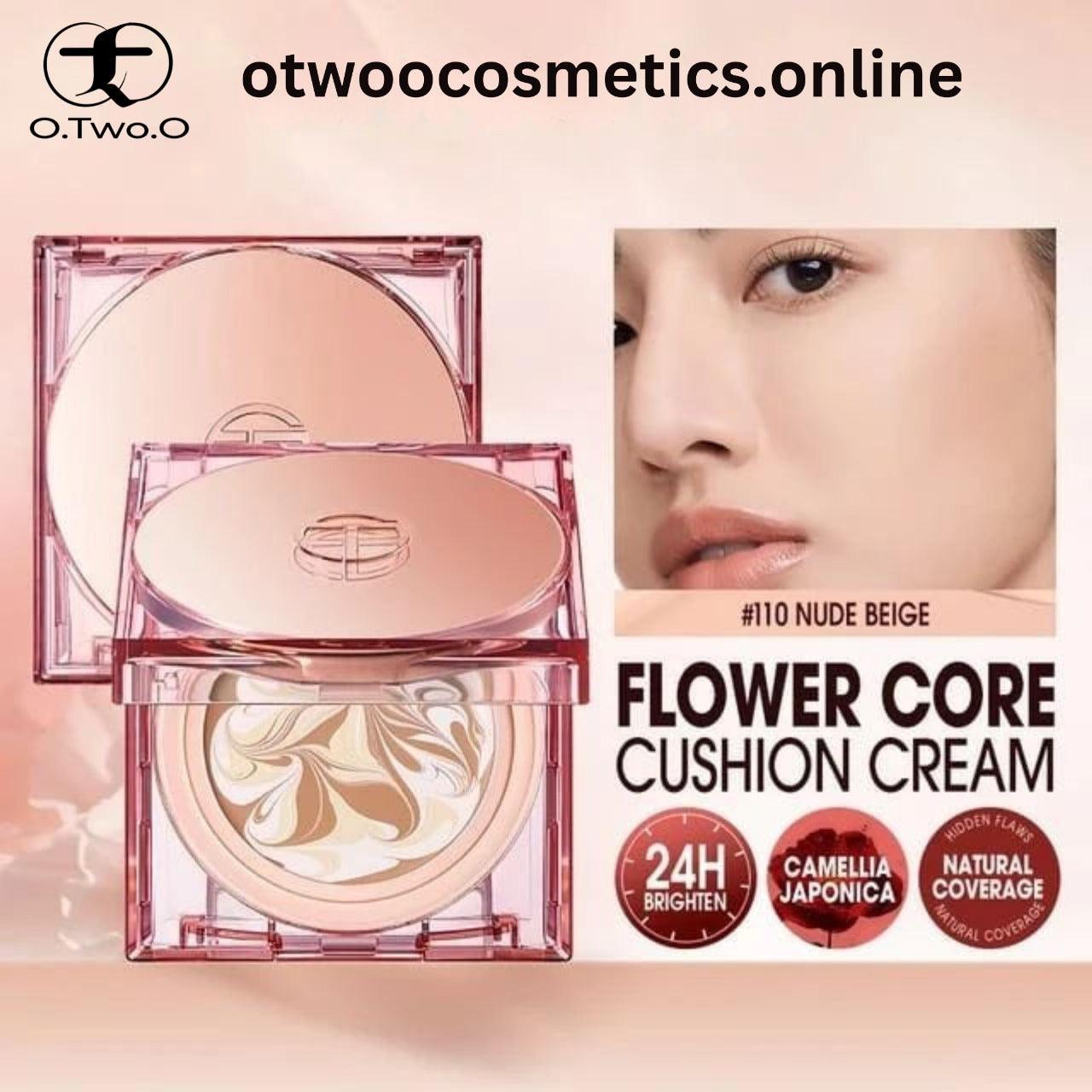 O.TWO.O Triple Cushion Cream Natural Oil-control Waterproof High Coverage Makeup Base - Otwoocosmetics