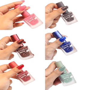O.TWO.O Matte Nail Polish pack of 06 - Otwoocosmetics