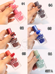 O.TWO.O Matte Nail Polish pack of 06 - Otwoocosmetics