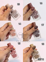 O.TWO.O Matte Nail Polish pack of 06 - Otwoocosmetics