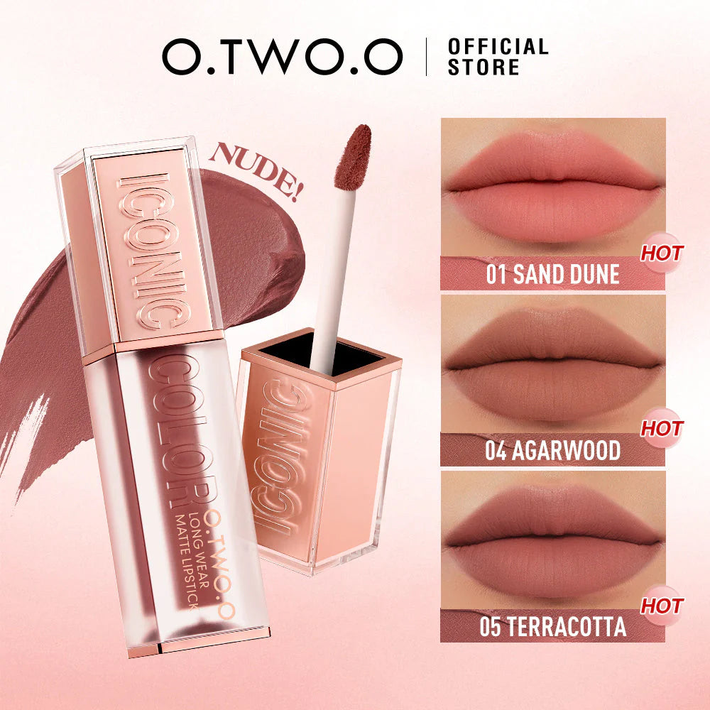 O.TWO.O Iconic Velvet Matte Lipstick