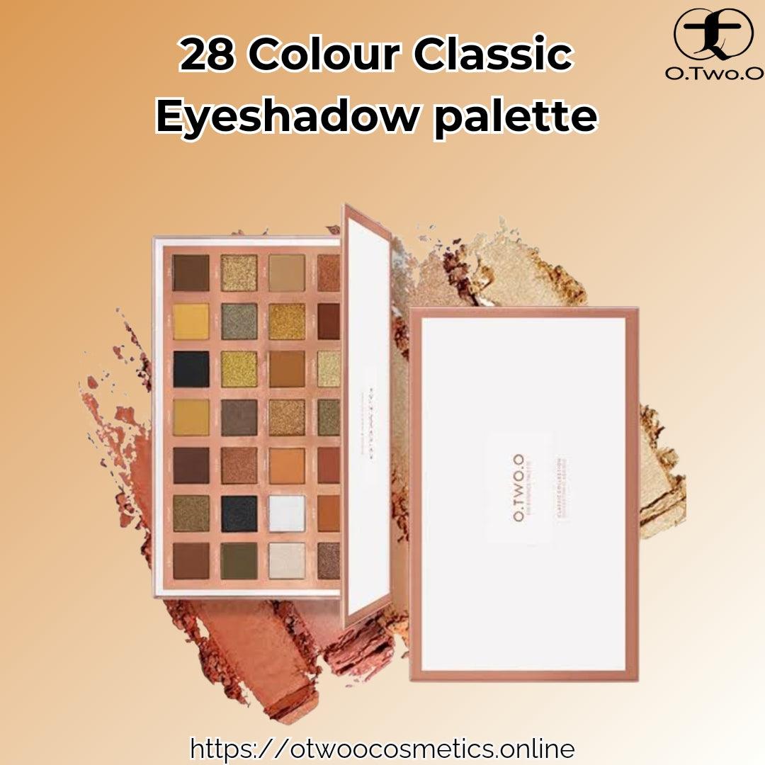 O.TWO.O 28 Colors Eyeshadow Palette - Otwoocosmetics