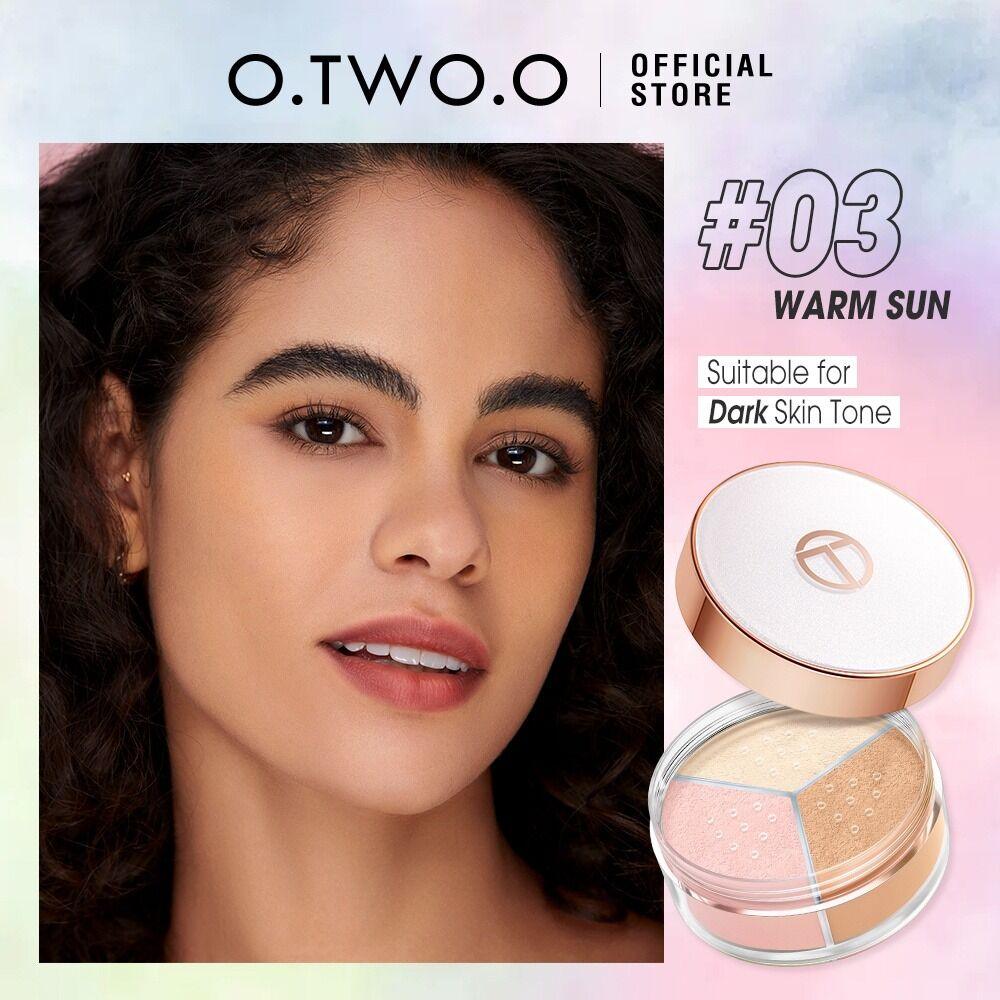 O.TWO.O 3-In-1 Oil Control Loose Powder - Otwoocosmetics