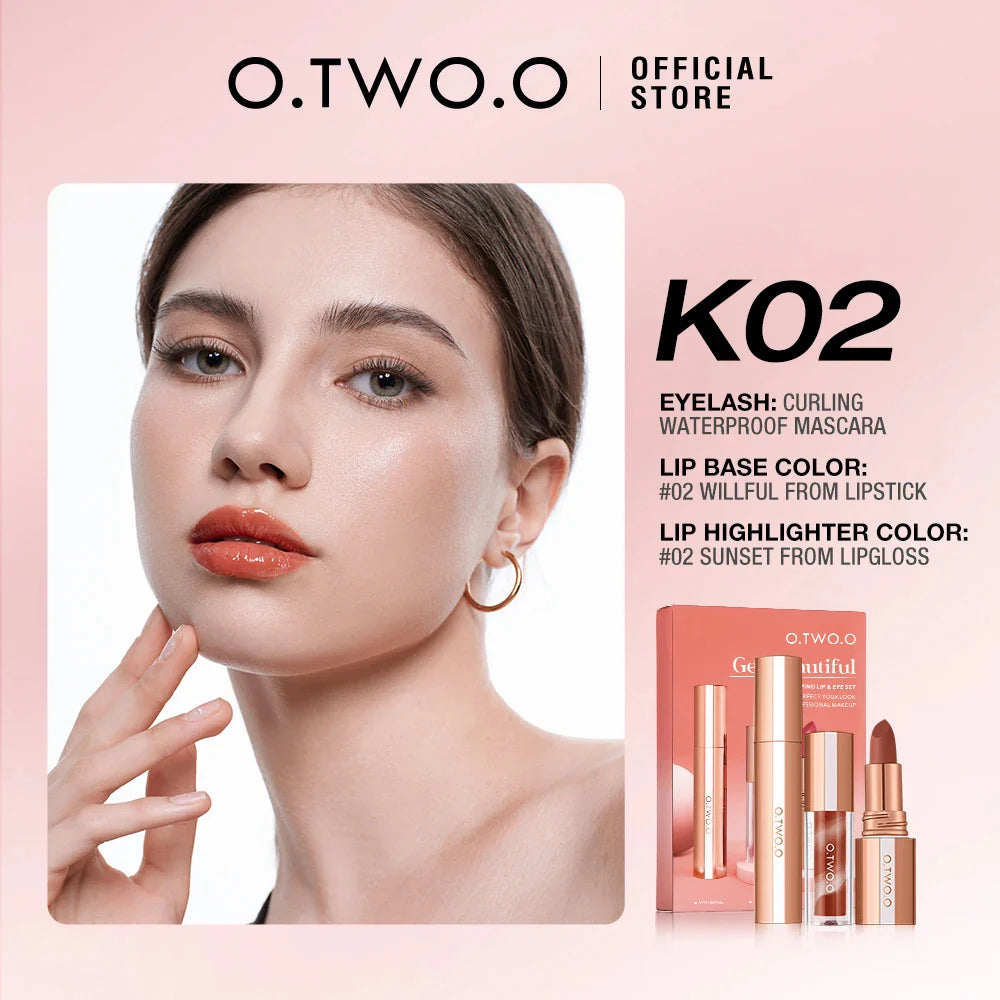 O.TWO.O Eye & Lip Makeup Set