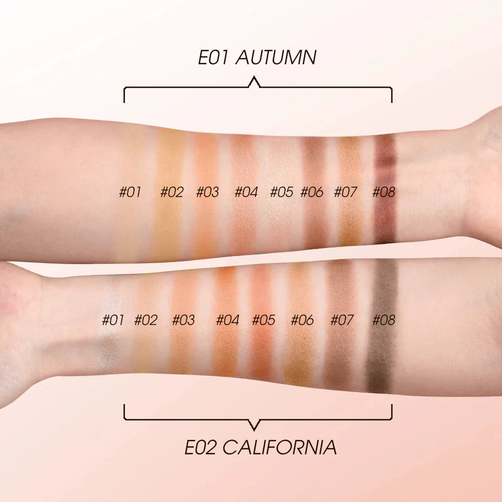 Sunset Horizon 8 Colors Eyeshadow Pallete