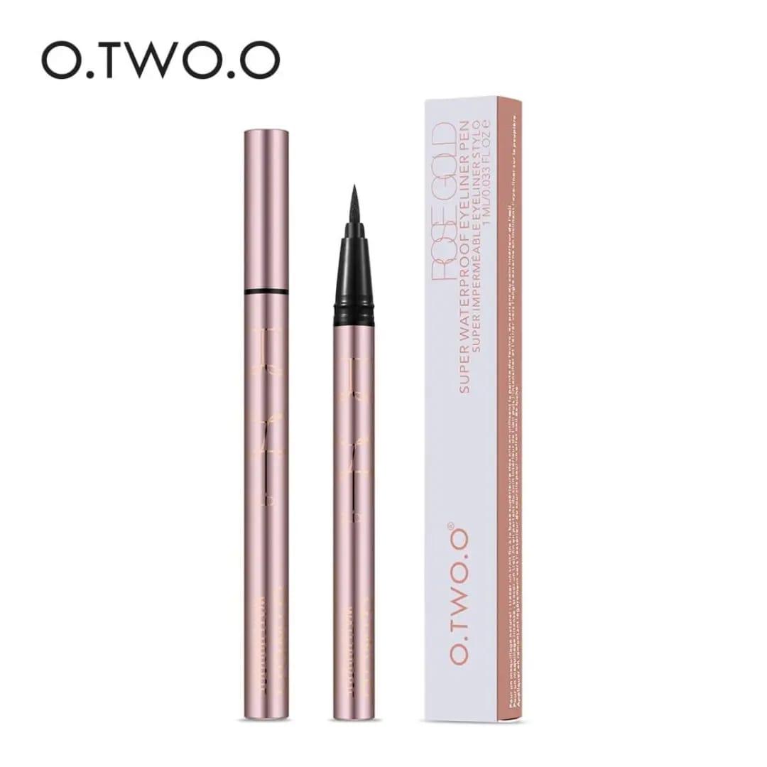 O.TWO.O Rose Gold Waterproof New Liquid Eyeliner - Otwoocosmetics