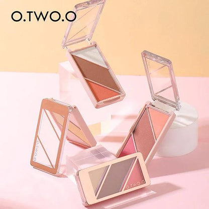 O.TWO.O 3 IN 1 Sweet Heart Girl Palette - Otwoocosmetics