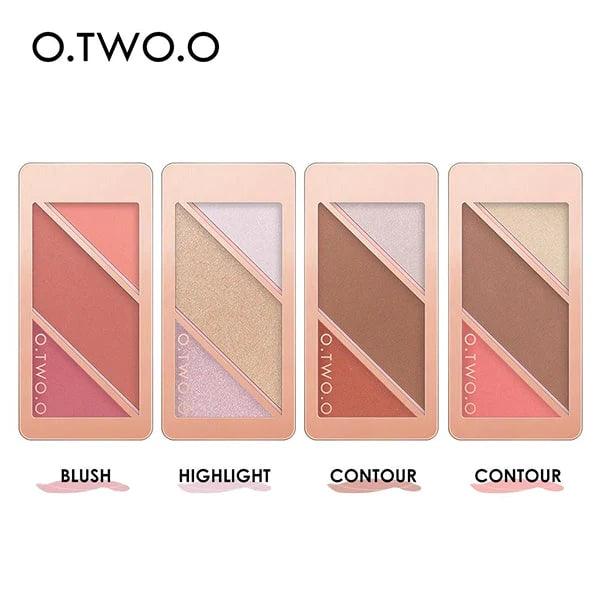 O.TWO.O 3 IN 1 Sweet Heart Girl Palette - Otwoocosmetics