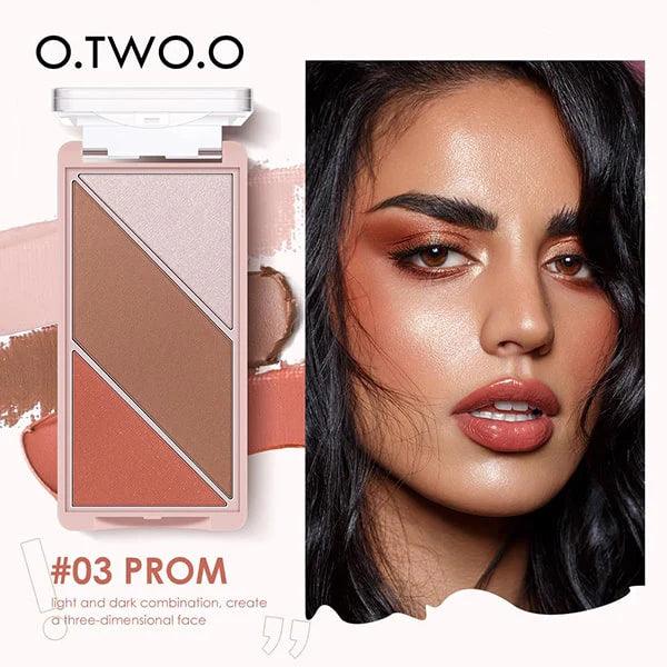 O.TWO.O 3 IN 1 Sweet Heart Girl Palette - Otwoocosmetics