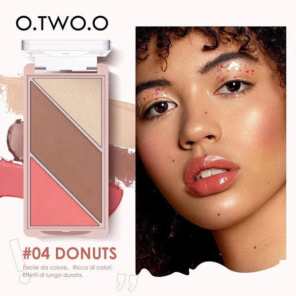 O.TWO.O 3 IN 1 Sweet Heart Girl Palette - Otwoocosmetics