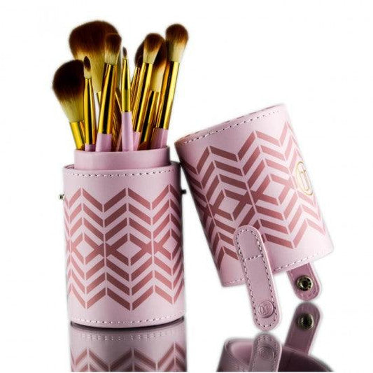 BH Cosmetics Pink Perfection Dark - 10 Pieces Brush Set - Otwoocosmetics