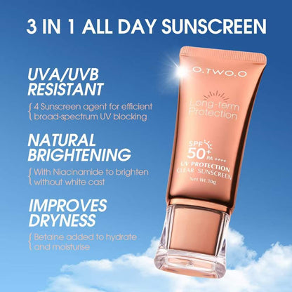 O.TWO.O Suncream Skin Care Sun Protection Lotion SPF 50 - Otwoocosmetics