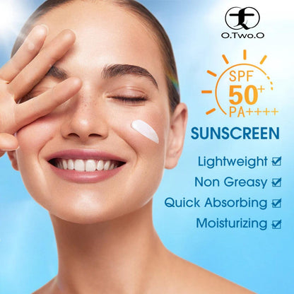 O.TWO.O Suncream Skin Care Sun Protection Lotion SPF 50 - Otwoocosmetics