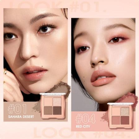 O.TWO.O 4pcs Eyeshadow Palette - Otwoocosmetics