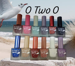 O.TWO.O  Matte Nail Polish pack of 12 set - Otwoocosmetics