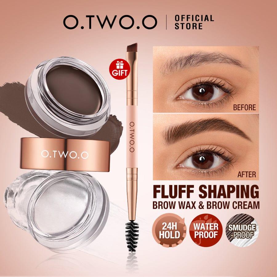 O.TWO.O Eyebrow Cream& Fluff Shaping Brow Wax Waterproof Long Lasting - Otwoocosmetics