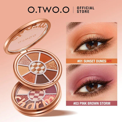 O.TWO.O Love Mark 9 Color Eye Shadow Pallete - Otwoocosmetics