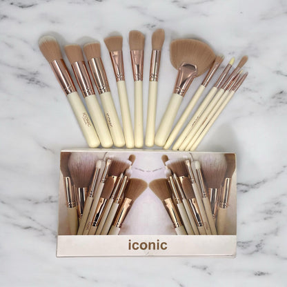 Iconic London 12 Pieces Makeup Brushes Set