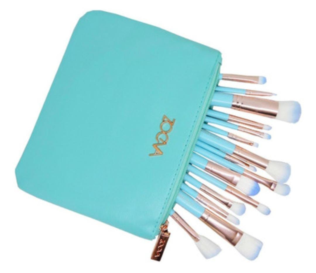 Zoeva 15 Pcs Brushes Set Brown