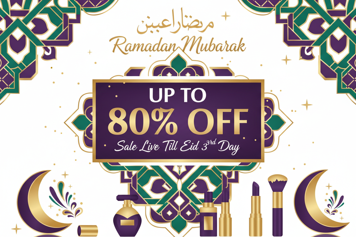 Ramdan mumbarik upto 80% off sale live till eid 3rd day