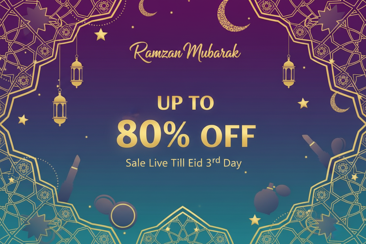 Ramzan mumbarik upto 80% off sale live till eid 3rd day