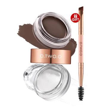 O.TWO.O Eyebrow Cream& Fluff Shaping Brow Wax Waterproof Long Lasting - Otwoocosmetics