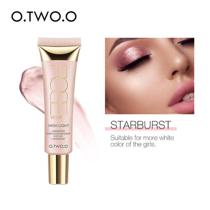 O.TWO.O Rose Gold Liquid Highlighter - Otwoocosmetics