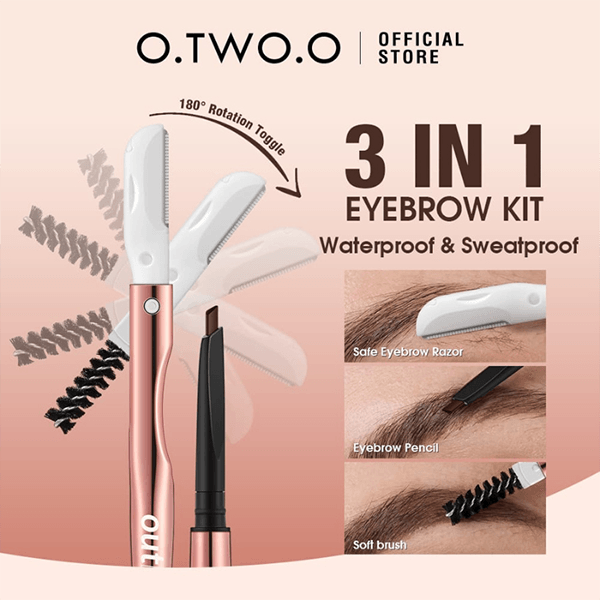 O.TWO.O 3 In 1 Eyebrow Pencil - Otwoocosmetics