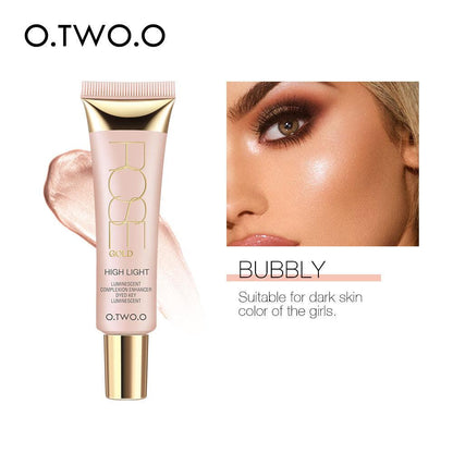 O.TWO.O Rose Gold Liquid Highlighter - Otwoocosmetics