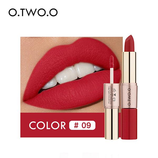 O.TWO.O 2 In 1 Lipstick And Lip gloss - Otwoocosmetics