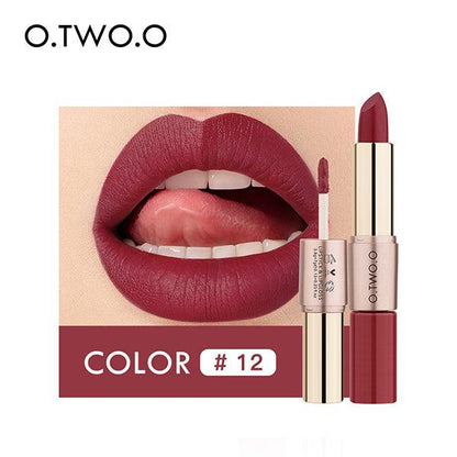 O.TWO.O 2 In 1 Lipstick And Lip gloss - Otwoocosmetics