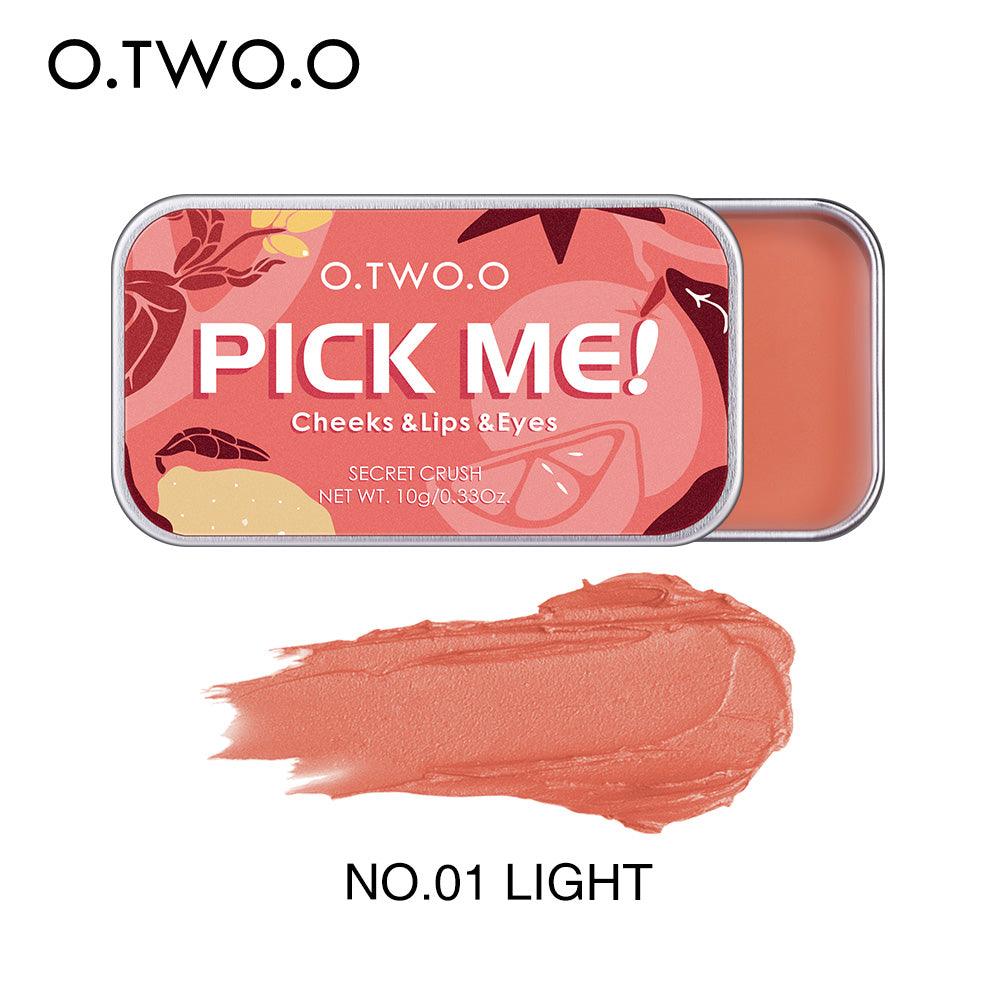 O.TWO.O Pick Me Cheeks & Lips & Eyes - Otwoocosmetics