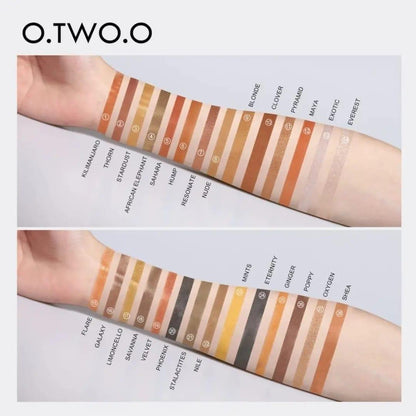 O.TWO.O 28 Colors Eyeshadow Palette - Otwoocosmetics