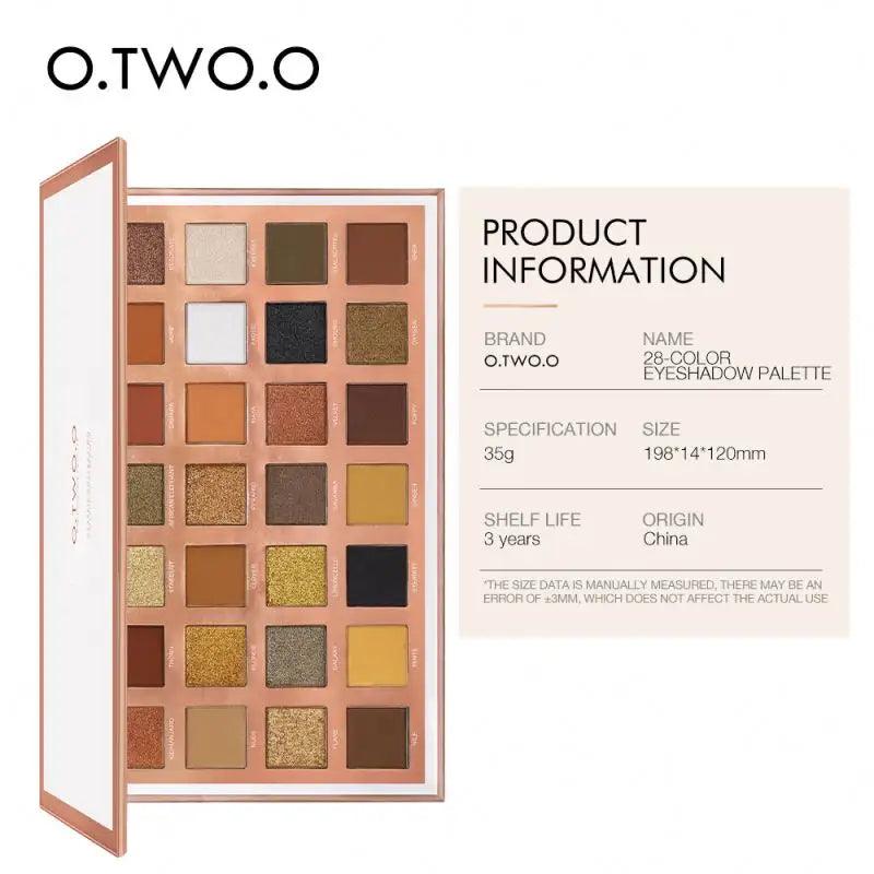 O.TWO.O 28 Colors Eyeshadow Palette - Otwoocosmetics