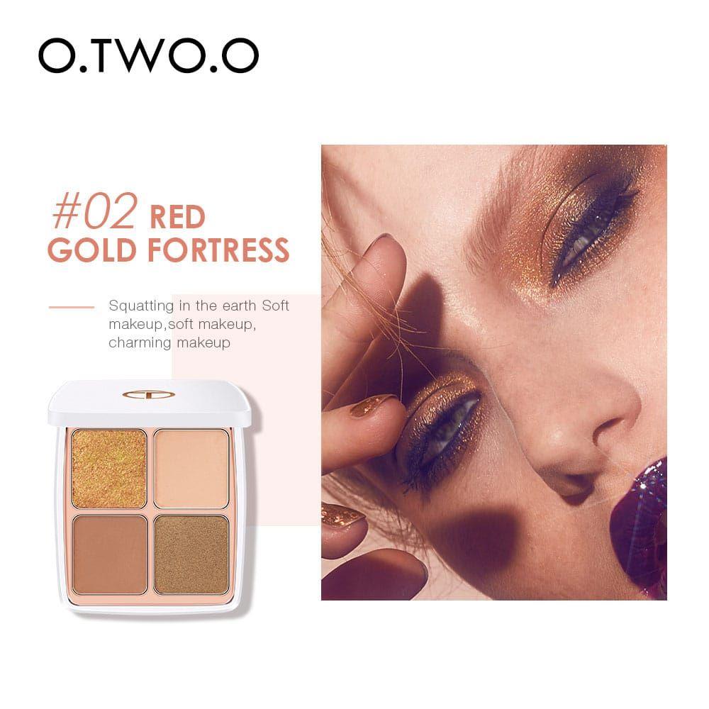 O.TWO.O 4 COLORS MOROCCO EYESHADOW PALETTE - Otwoocosmetics