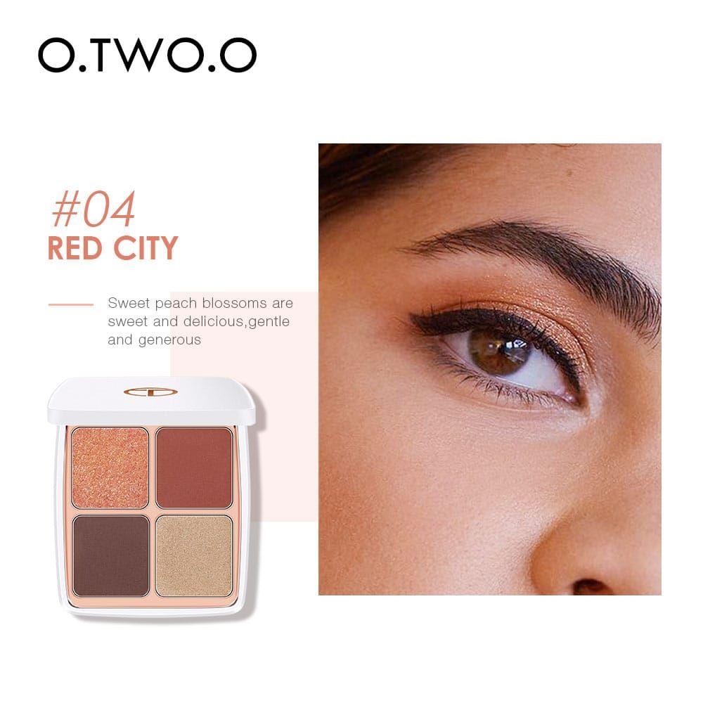 O.TWO.O 4 COLORS MOROCCO EYESHADOW PALETTE - Otwoocosmetics