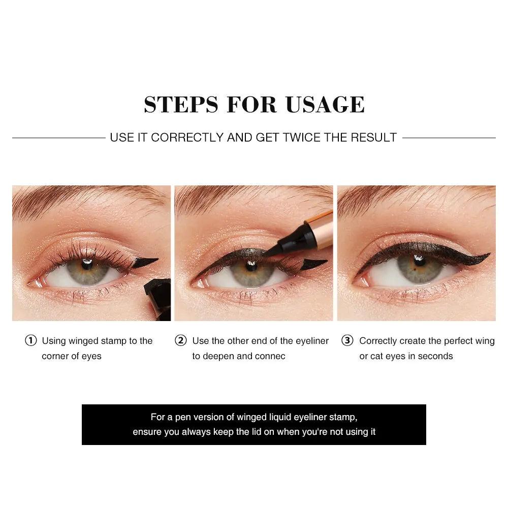 O.TWO.O Cat-Eye Stamp Eyeliner - Otwoocosmetics