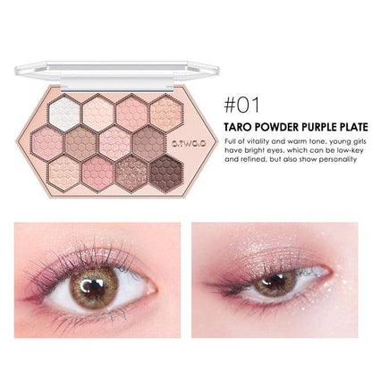 O.TWO.O Honeycomb Diamond Eye Shadow Palette - Otwoocosmetics