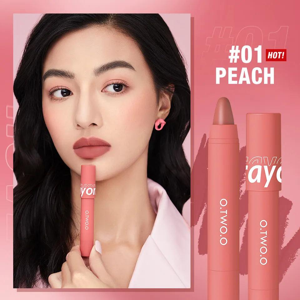 O.TWO.O Matte Crayon Lipstick Pen - Otwoocosmetics