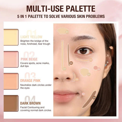 O.TWO.O concealer palette 6 IN 1 - Otwoocosmetics