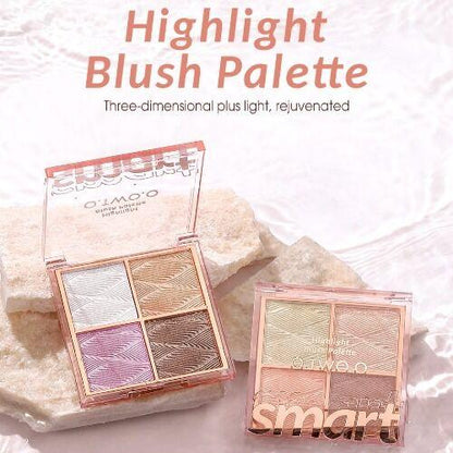 O.TWO.O Highlighter Blush Palette - Otwoocosmetics